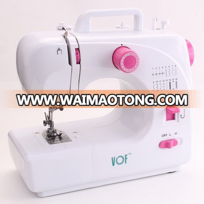 VOF New arrival FHSM-508 Multifunction mini zigzag stitching machine home sewing machine factory