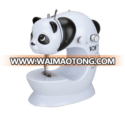 FHSM-228 cute panda battery operated latest patch sewing machine for children